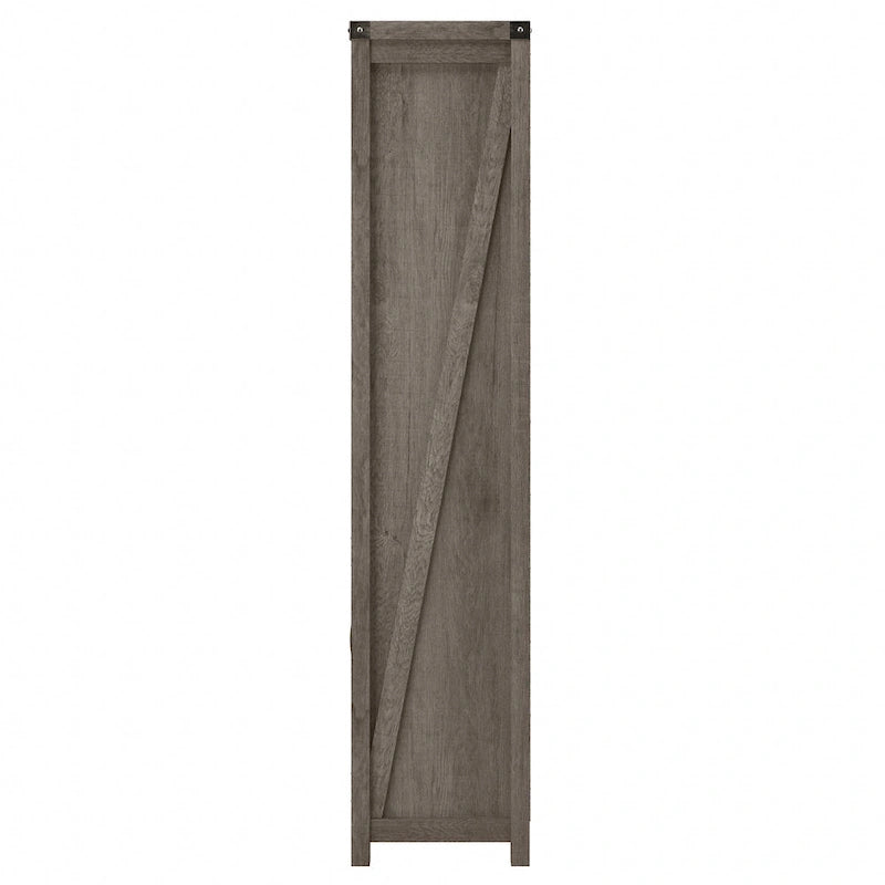 Étagère à cinq niveaux avec portes