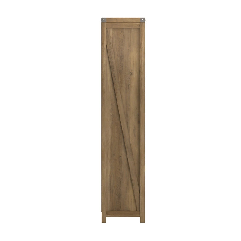 Étagère à cinq niveaux avec portes