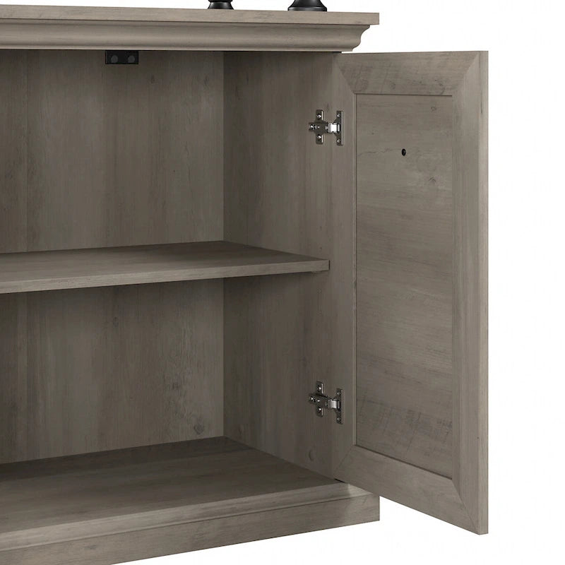 Étagère design avec portes (ensemble de deux pièces)