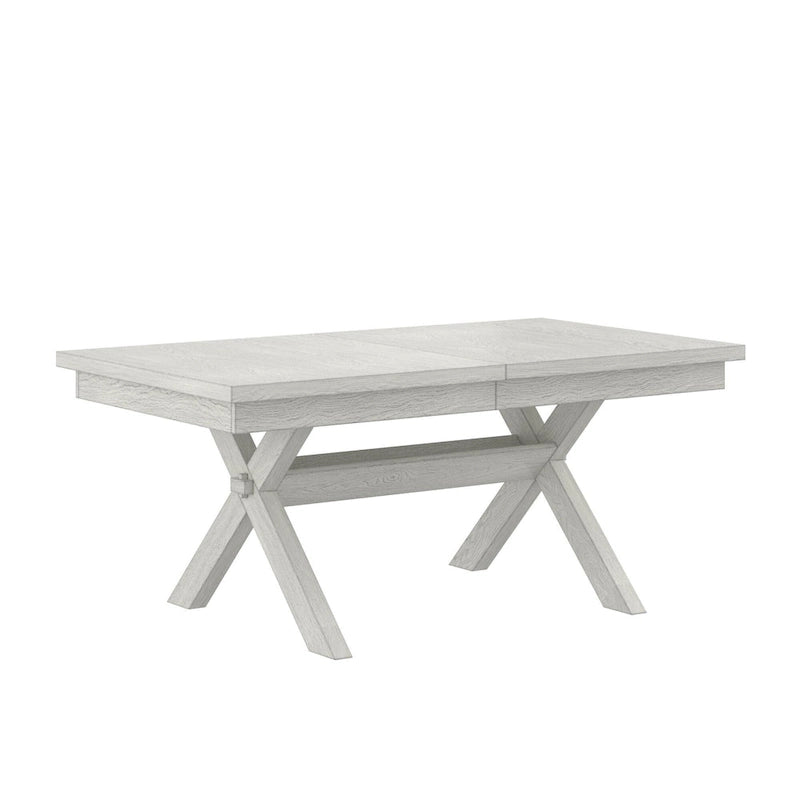 Table à manger rectangulaire extensible de style rustique