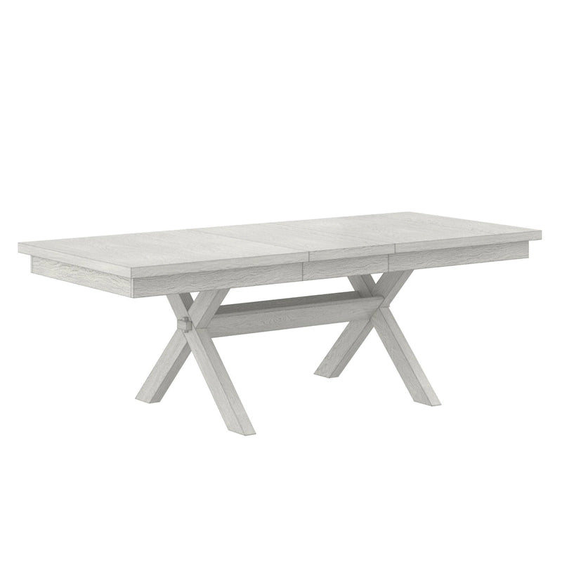Table à manger rectangulaire extensible de style rustique
