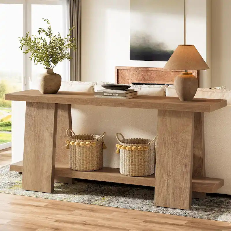 Table d'entrée double couche moderne