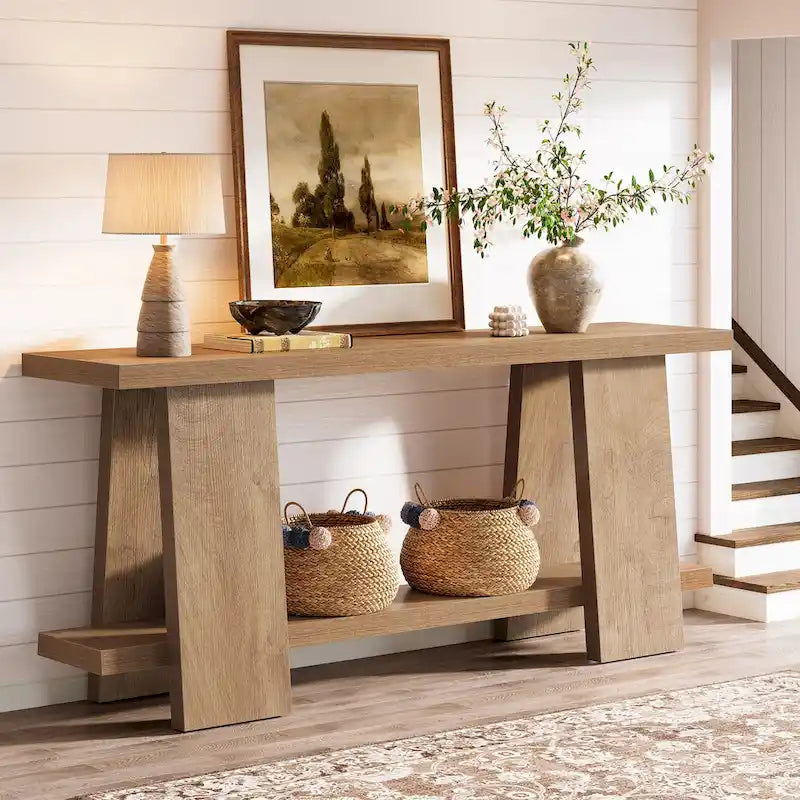 Table d'entrée double couche moderne