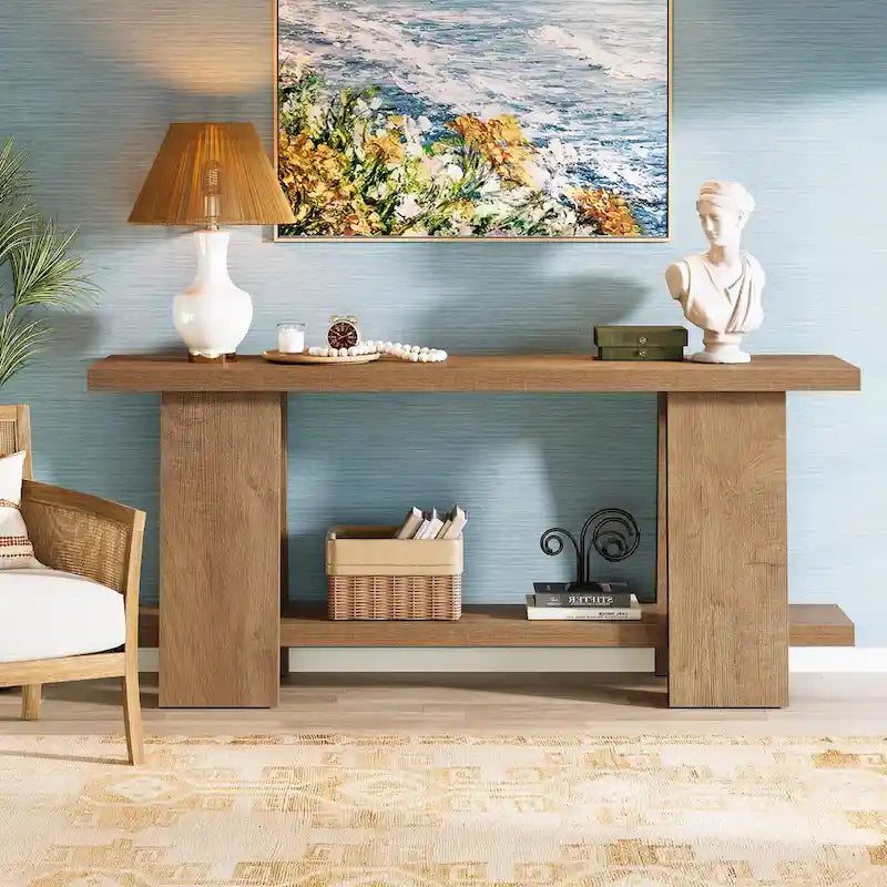 Table d'entrée double couche moderne