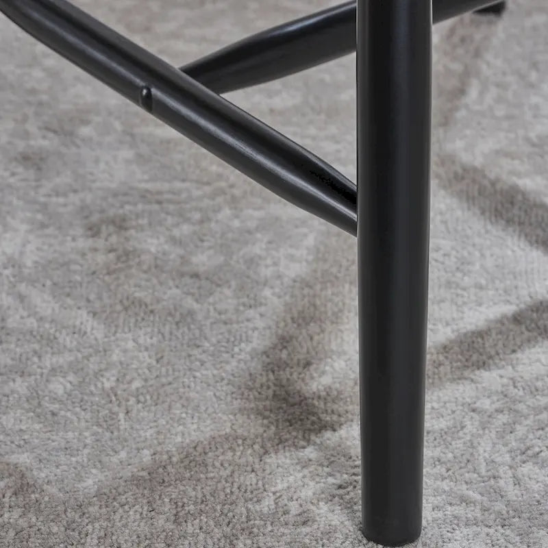 Chaises de salle à manger à dossier haut et barreaux style campagnard (ensemble de 2) — 91,4 cm de hauteur