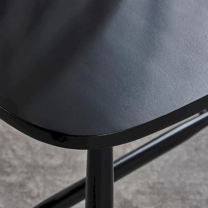 Chaises de salle à manger à dossier haut et barreaux style campagnard (ensemble de 2) — 91,4 cm de hauteur