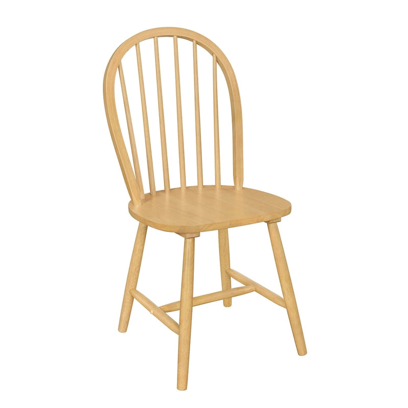 Chaises de salle à manger à dossier haut et barreaux style campagnard (ensemble de 2) — 91,4 cm de hauteur