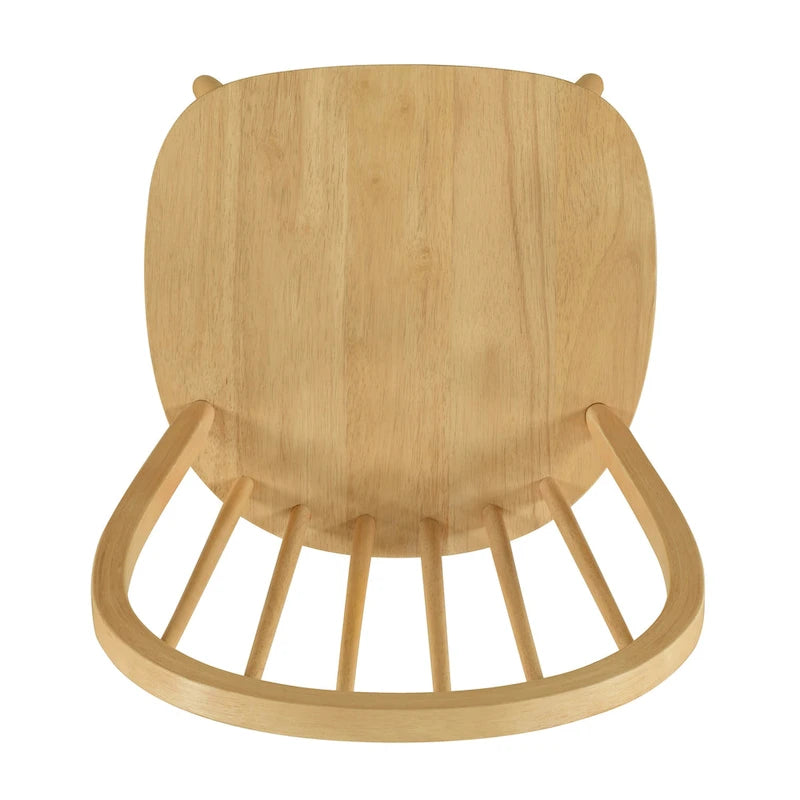Chaises de salle à manger à dossier haut et barreaux style campagnard (ensemble de 2) — 91,4 cm de hauteur