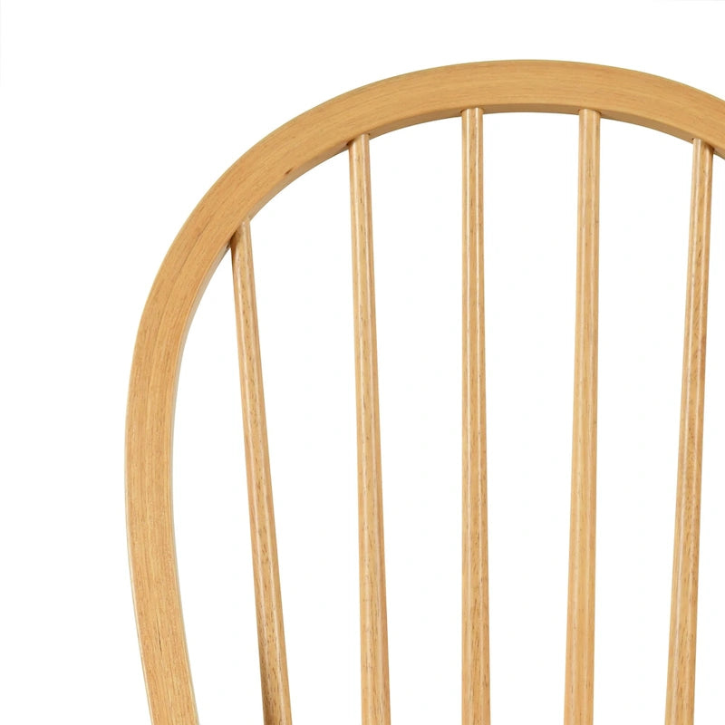 Chaises de salle à manger à dossier haut et barreaux style campagnard (ensemble de 2) — 91,4 cm de hauteur