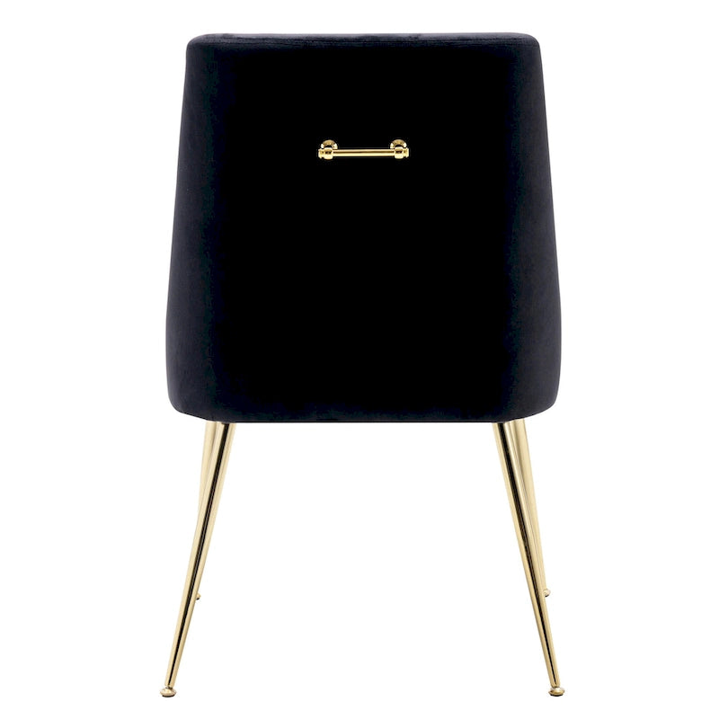 Fauteuil d'appoint contemporain en velours Arcadia (lot de 2)