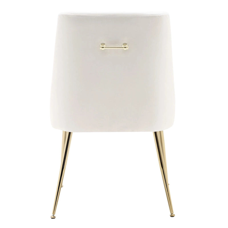 Fauteuil d'appoint contemporain en velours Arcadia (lot de 2)