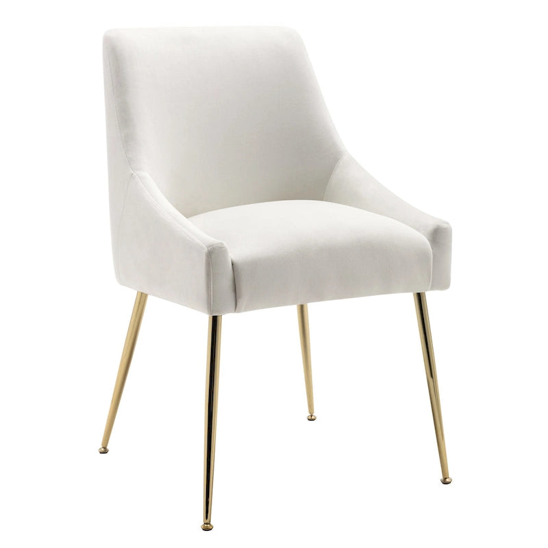 Fauteuil d'appoint contemporain en velours Arcadia (lot de 2)