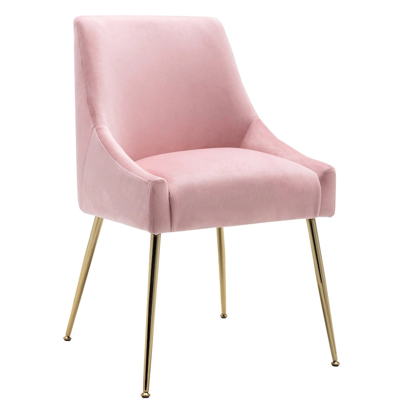 Fauteuil d'appoint contemporain en velours Arcadia (lot de 2)