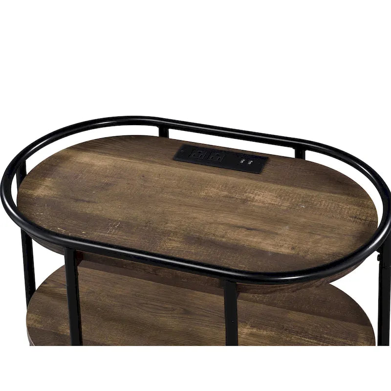 Table d'appoint à trois niveaux