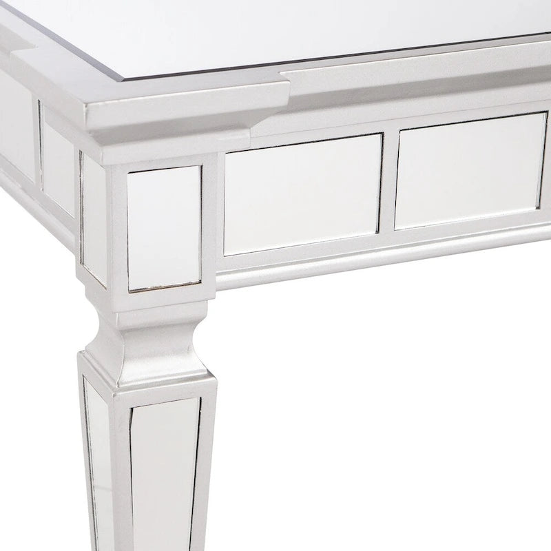 Table d'appoint carrée miroir