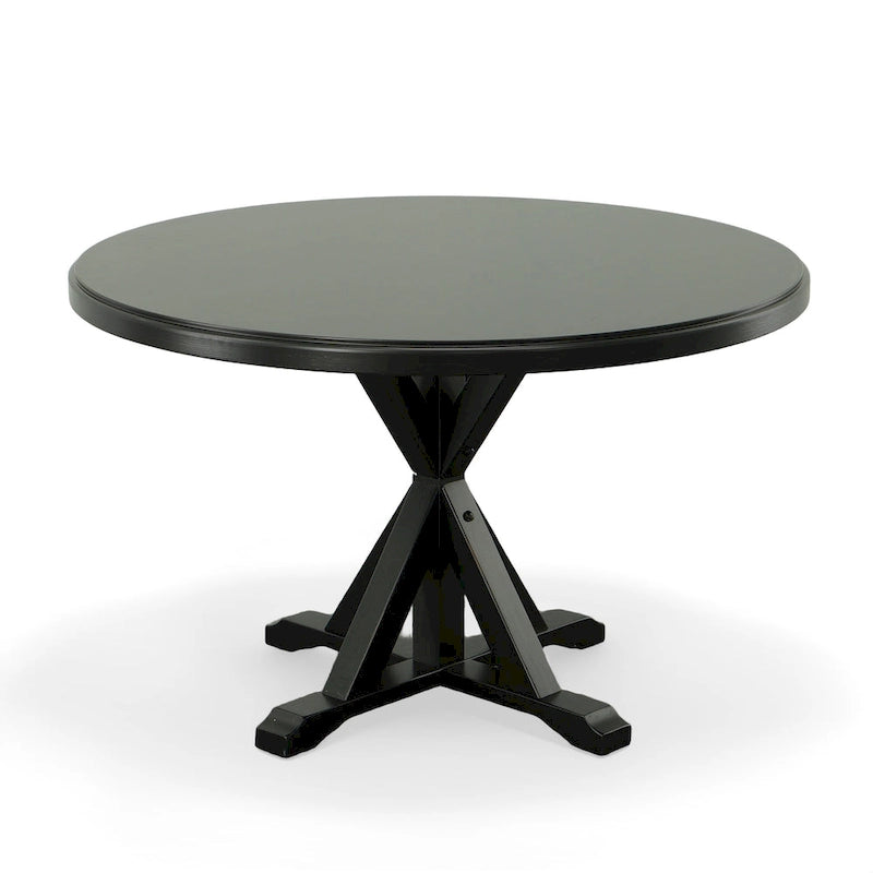 Table à manger avec piétement en X