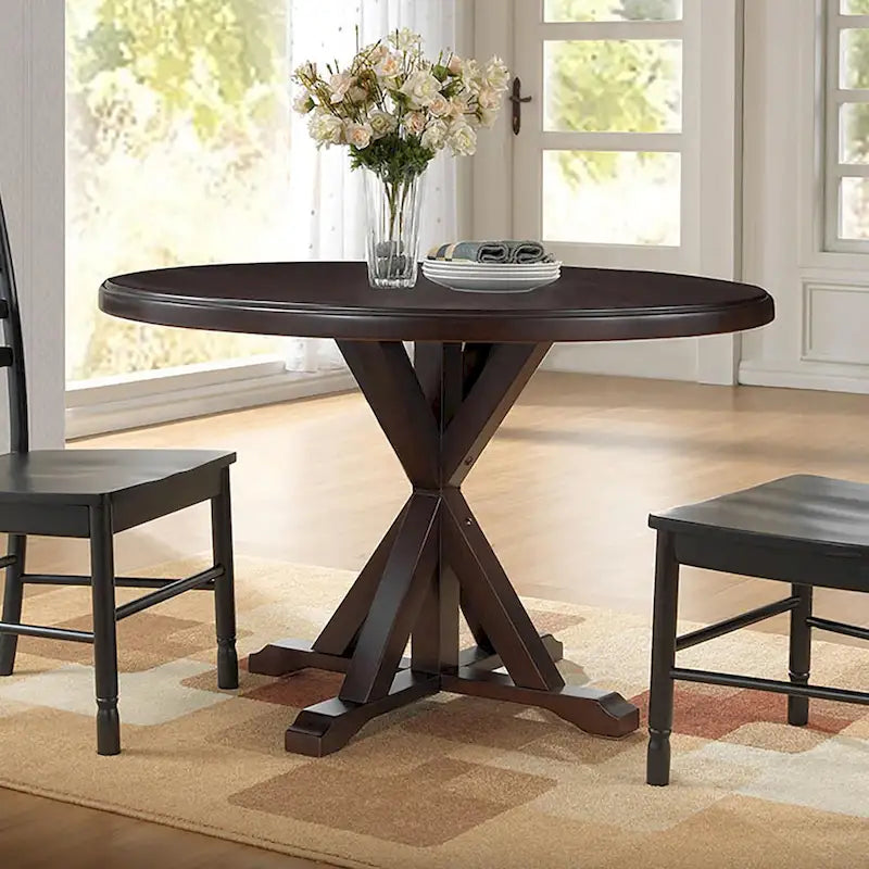 Table à manger avec piétement en X