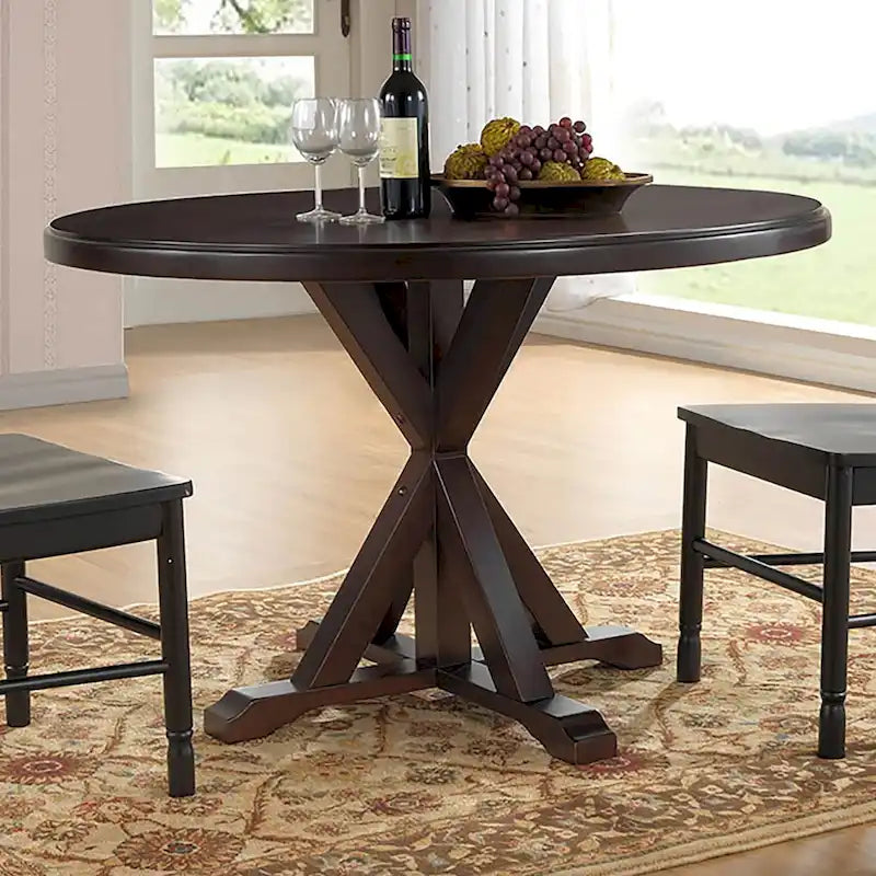 Table à manger avec piétement en X