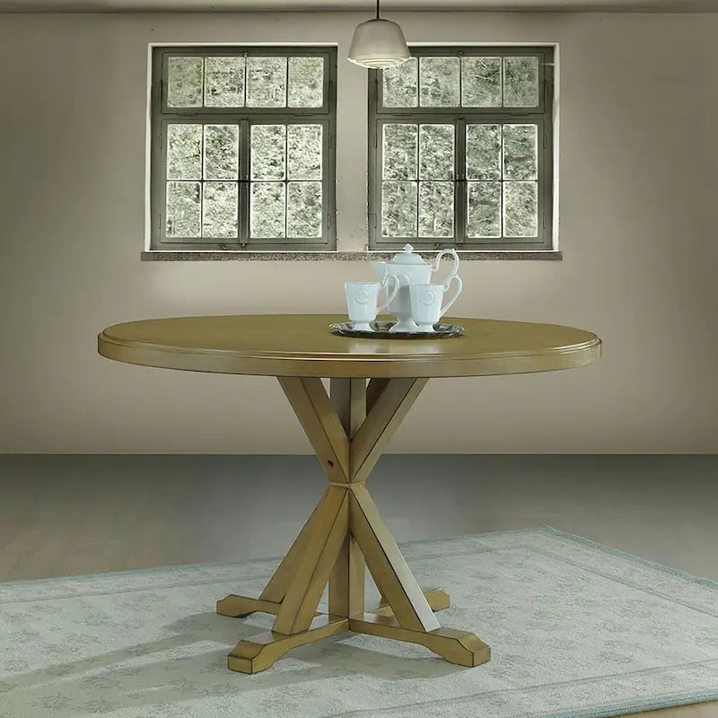 Table à manger avec piétement en X