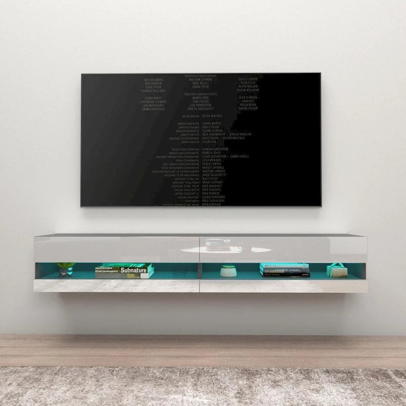 Support mural flottant pour téléviseurs de 71 pouces (180 mm)