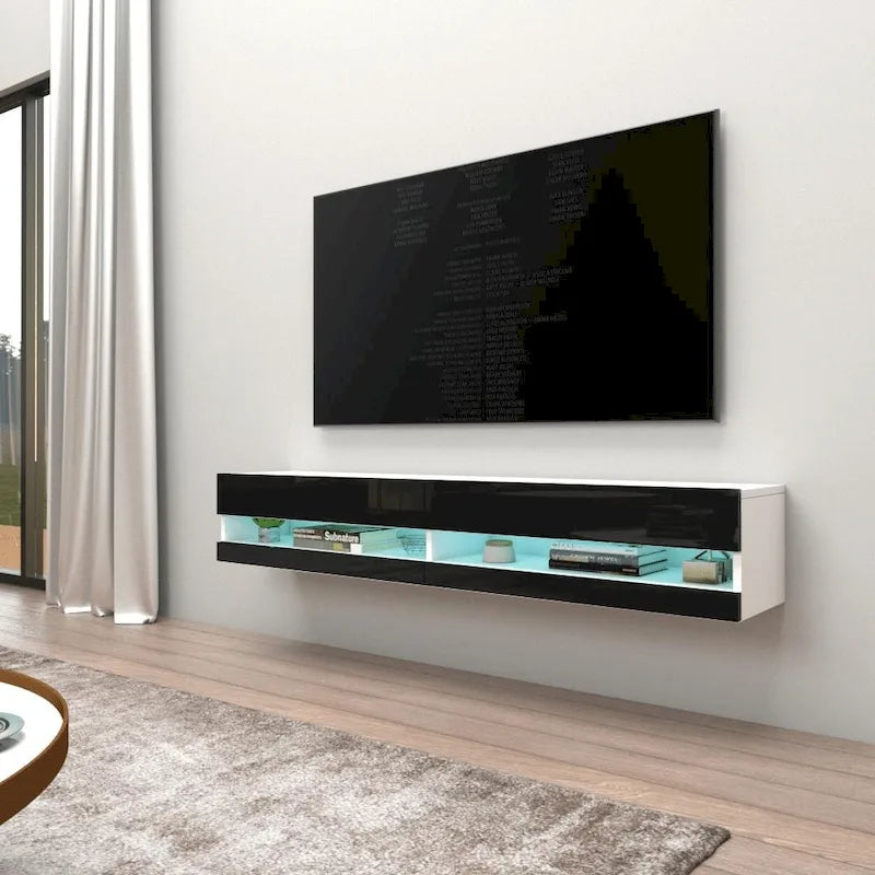 Support mural flottant pour téléviseurs de 71 pouces (180 mm)