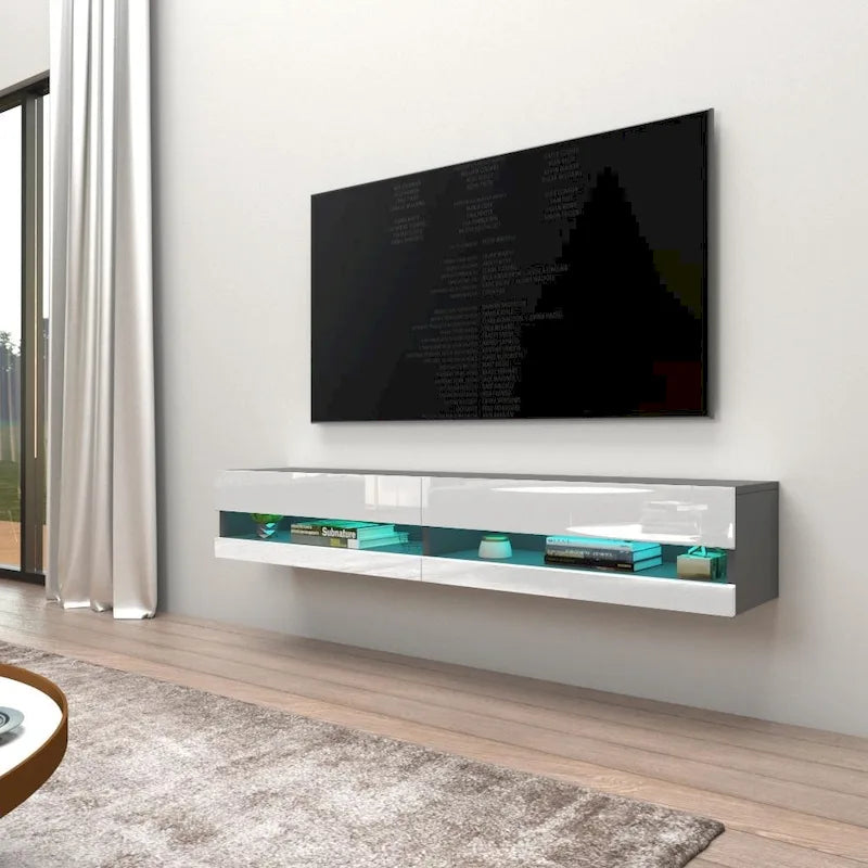 Support mural flottant pour téléviseurs de 71 pouces (180 mm)
