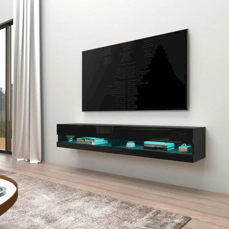 Support mural flottant pour téléviseurs de 71 pouces (180 mm)