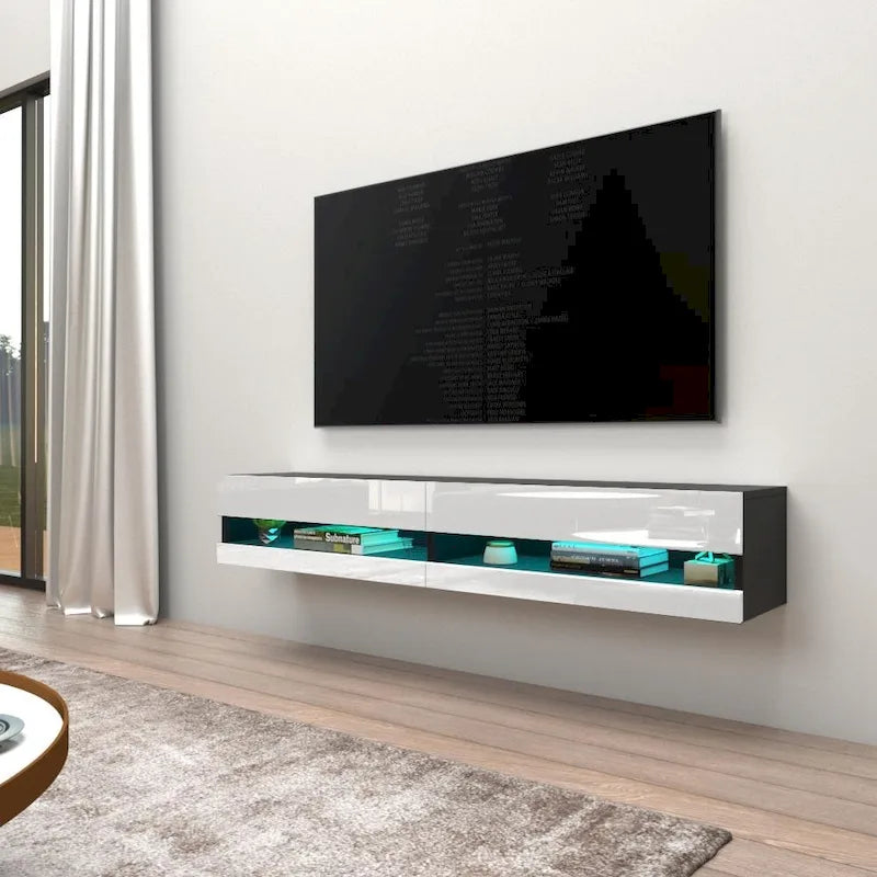 Support mural flottant pour téléviseurs de 71 pouces (180 mm)