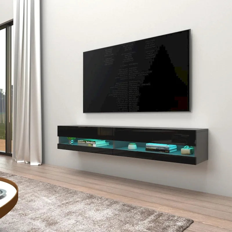 Support mural flottant pour téléviseurs de 71 pouces (180 mm)