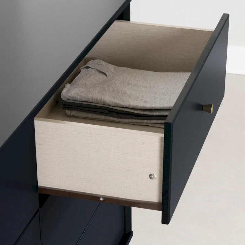 Commode double à six tiroirs