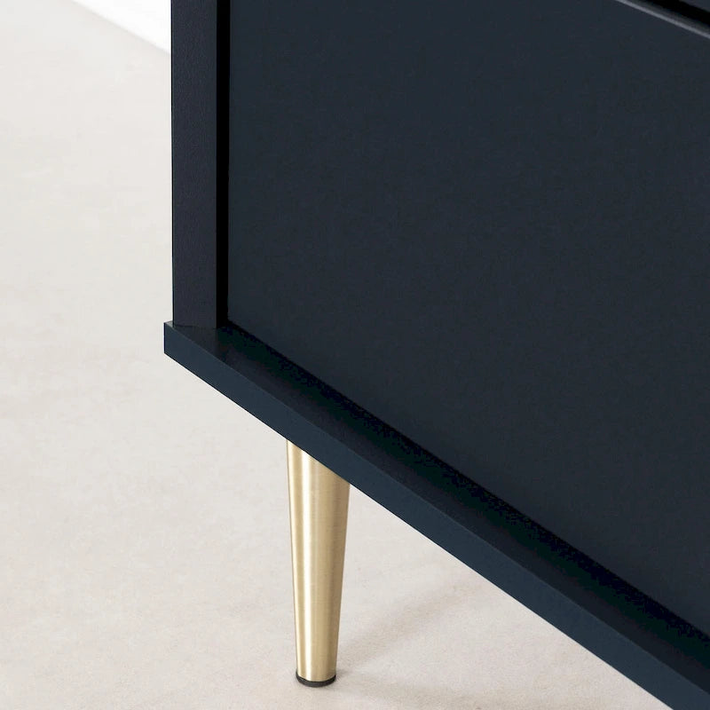 Commode double à six tiroirs