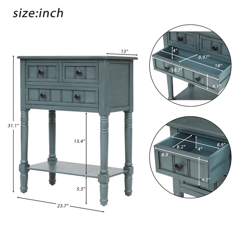 Table d'appoint étroite