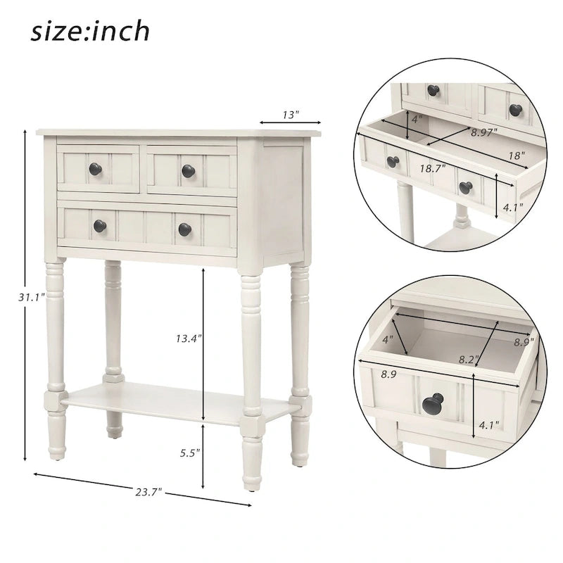 Table d'appoint étroite