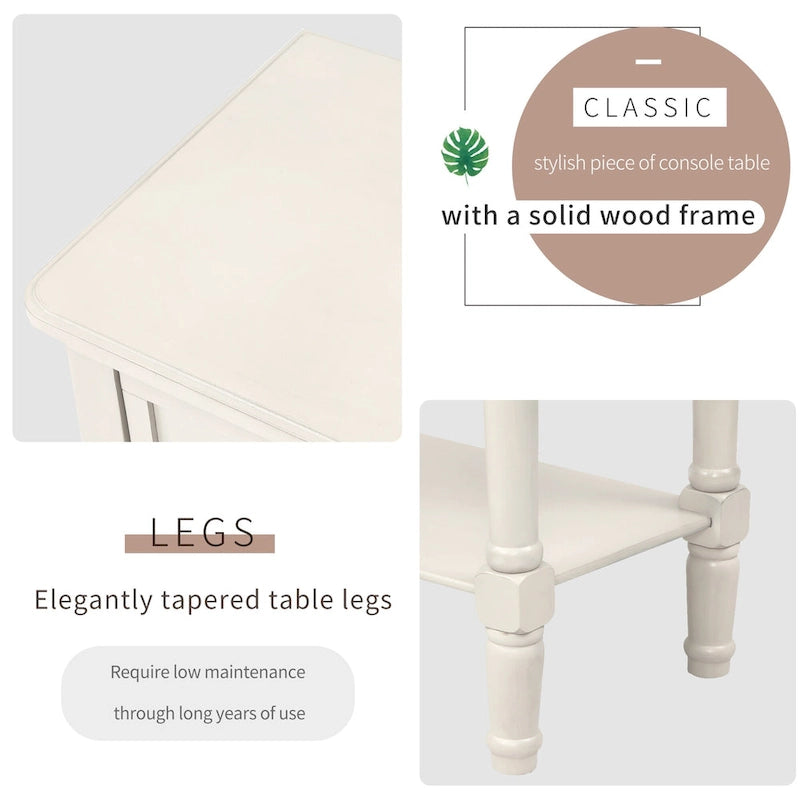 Table d'appoint étroite