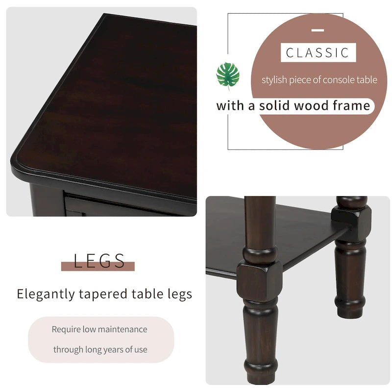 Table d'appoint étroite